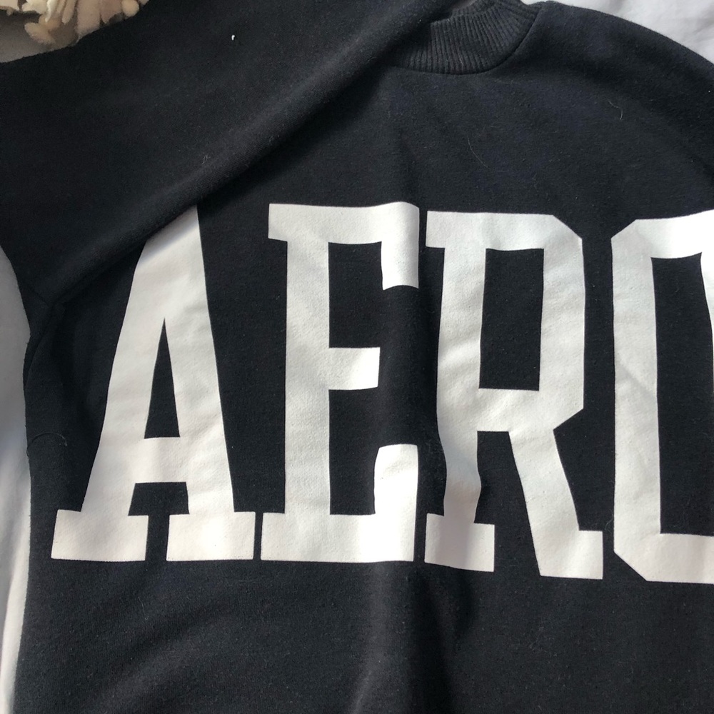 Aeropostale black crewneck